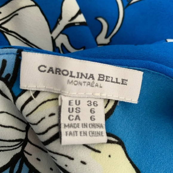 Carolina Belle Montreal Dress Sleeveless cold shoulder Maxi Dress size 36/6 - Picture 7 of 14
